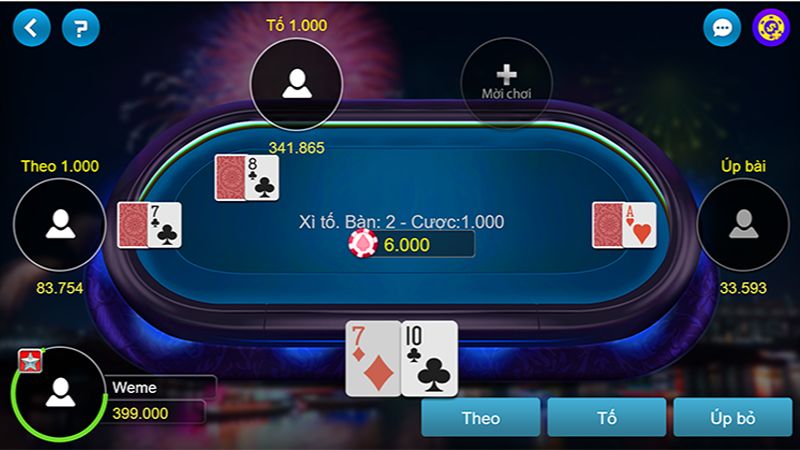 Giới thiệu về game bài xì tố