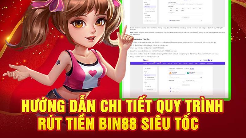 Những điều cần biết về quy trình rút tiền BIN88